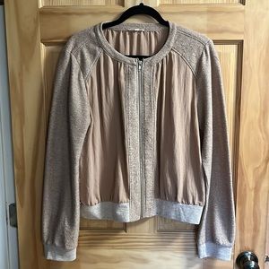 Mystery Beige Zip-Up Women’s Jacket